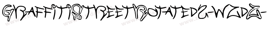 GraffitiStreetRotated2-wzdZ字体转换 GraffitiStreetRotated2-wzdZ字体转换