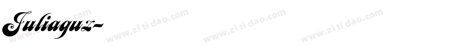 Juliaguz字体转换