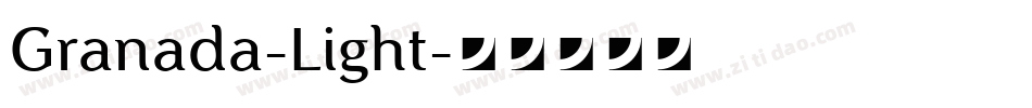 Granada-Light字体转换