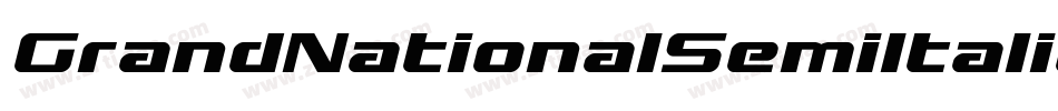 GrandNationalSemiItalic-Ev5l字体转换