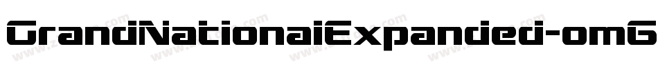 GrandNationalExpanded-om6z字体转换 GrandNationalExpanded-om6z字体转换