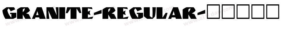 Granite-Regular字体转换