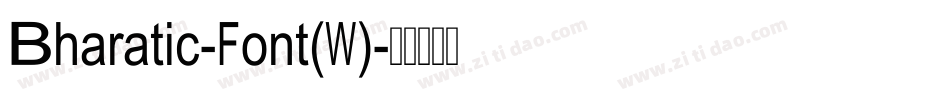 Bharatic-Font(W)字体转换
