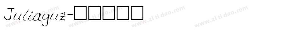 Juliaguz字体转换