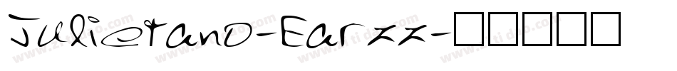 Julietano-Earzz字体转换