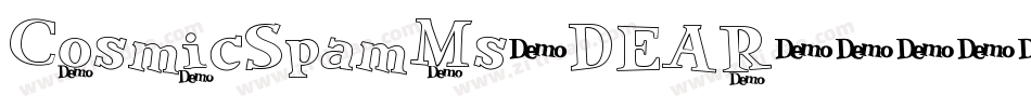 CosmicSpamMs-DEAR字体转换