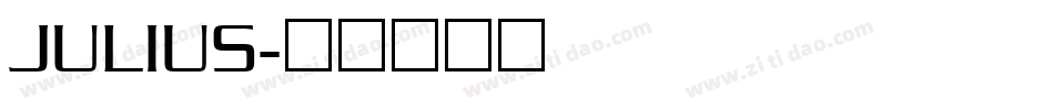 JULIUS字体转换