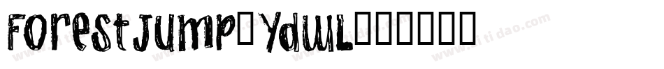 ForestJump-YdwL字体转换