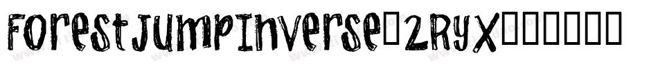 ForestJumpInverse-2RyX字体转换