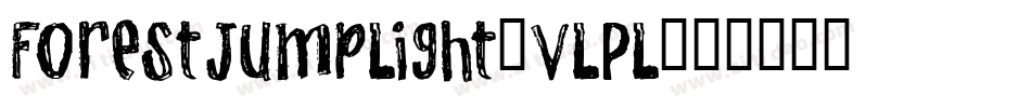 ForestJumpLight-vLPL字体转换