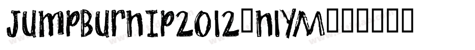 JumpBurnIp2012-n1YM字体转换