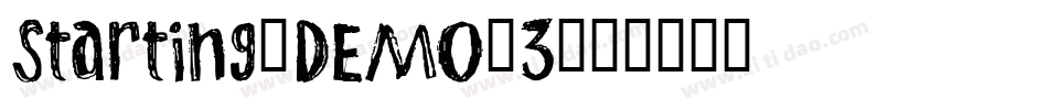 Starting-DEMO-3字体转换