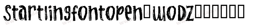 Startlingfontopen-woDZ字体转换