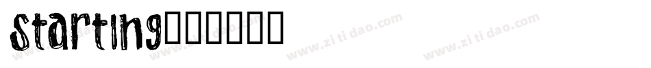 startlng字体转换