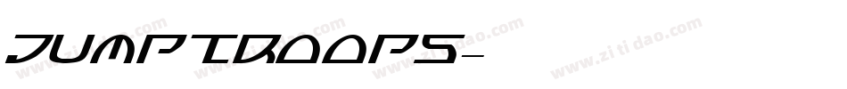 Jumptroops字体转换