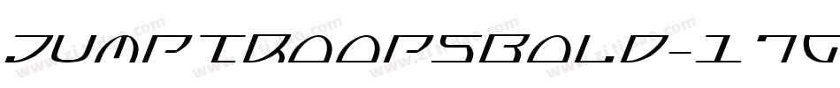 JumptroopsBold-17GM字体转换