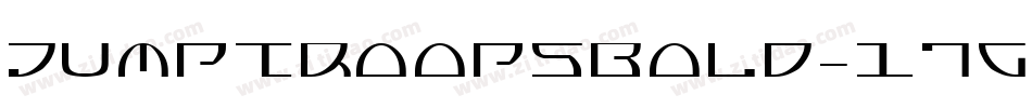 JumptroopsBold-17GM字体转换