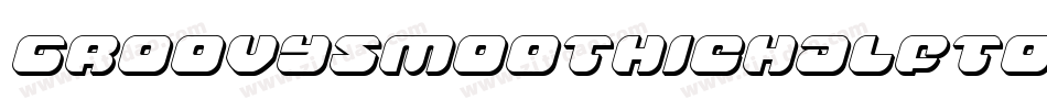 GroovySmoothieHalftone-4Aw6字体转换