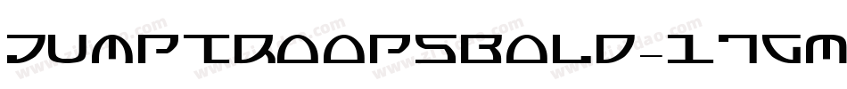 JumptroopsBold-17GM字体转换