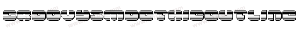 GroovySmoothieOutlineItalic-ZD6x字体转换