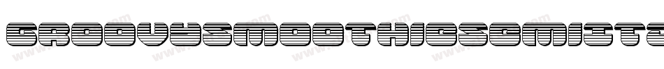 GroovySmoothieSemiItalic-3DvG字体转换