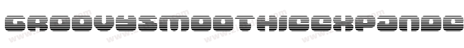 GroovySmoothieExpanded-LX6G字体转换