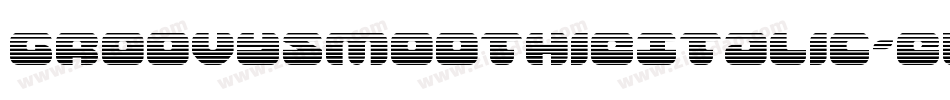 GroovySmoothieItalic-eB6g字体转换