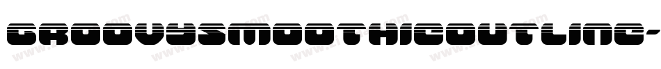 GroovySmoothieOutline-O468字体转换