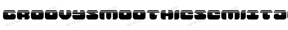 GroovySmoothieSemiItalic-3DvG字体转换