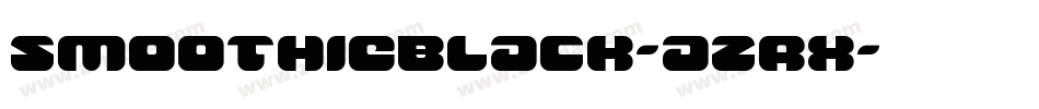 SmoothieBlack-aZrx字体转换