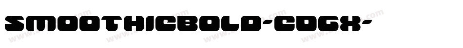 SmoothieBold-eDgx字体转换