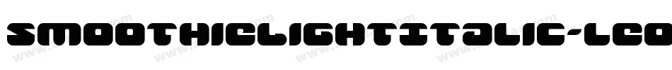 SmoothieLightItalic-leO0字体转换