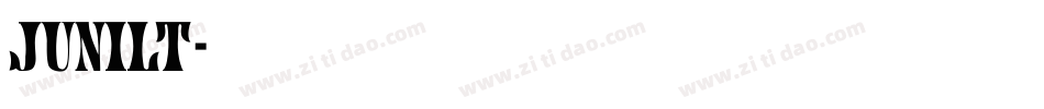 JUNILT字体转换