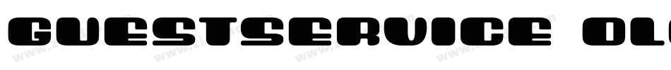 Guestservice-0Loo字体转换