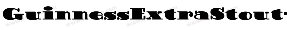 GuinnessExtraStout字体转换