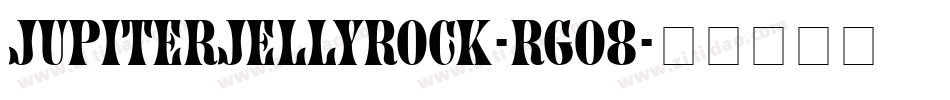 JupiterJellyrock-rgO8字体转换