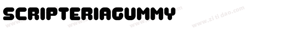 ScripteriaGummy字体转换
