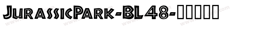 JurassicPark-BL48字体转换