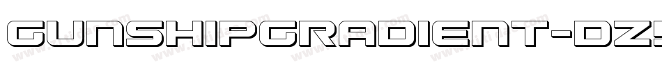GunshipGradient-dz5Z字体转换