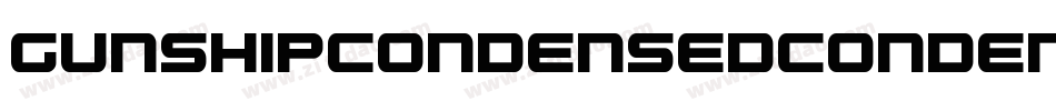 GunshipCondensedCondensed-XOEG字体转换