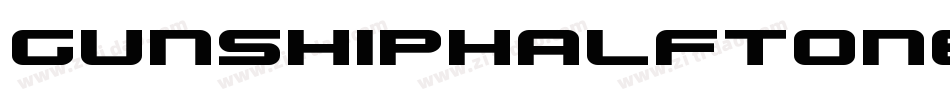 GunshipHalftone-mzZ5字体转换