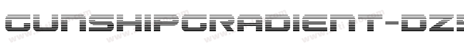 GunshipGradient-dz5Z字体转换