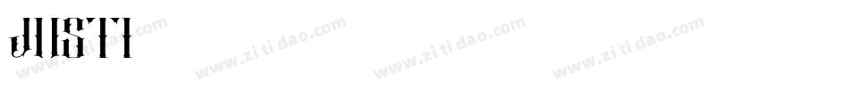JUSTI字体转换
