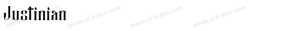 Justinian字体转换