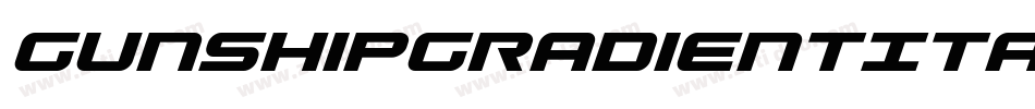 GunshipGradientItalicItalic-MPpP字体转换