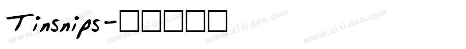 Tinsnips字体转换