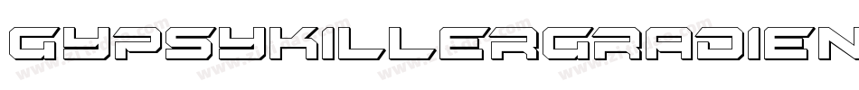 GypsyKillerGradientRegular-GVBy字体转换