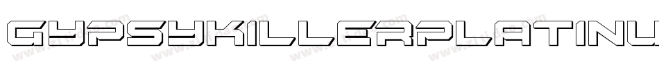GypsyKillerPlatinumItalic-ea5x字体转换