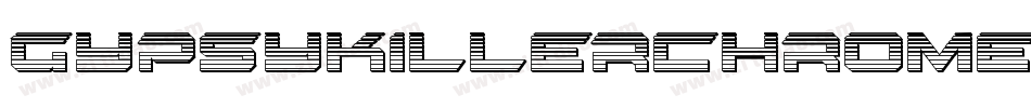 GypsyKillerChromeRegular-pJyR字体转换