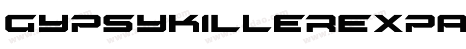 GypsyKillerExpandedItalic-JjrE字体转换